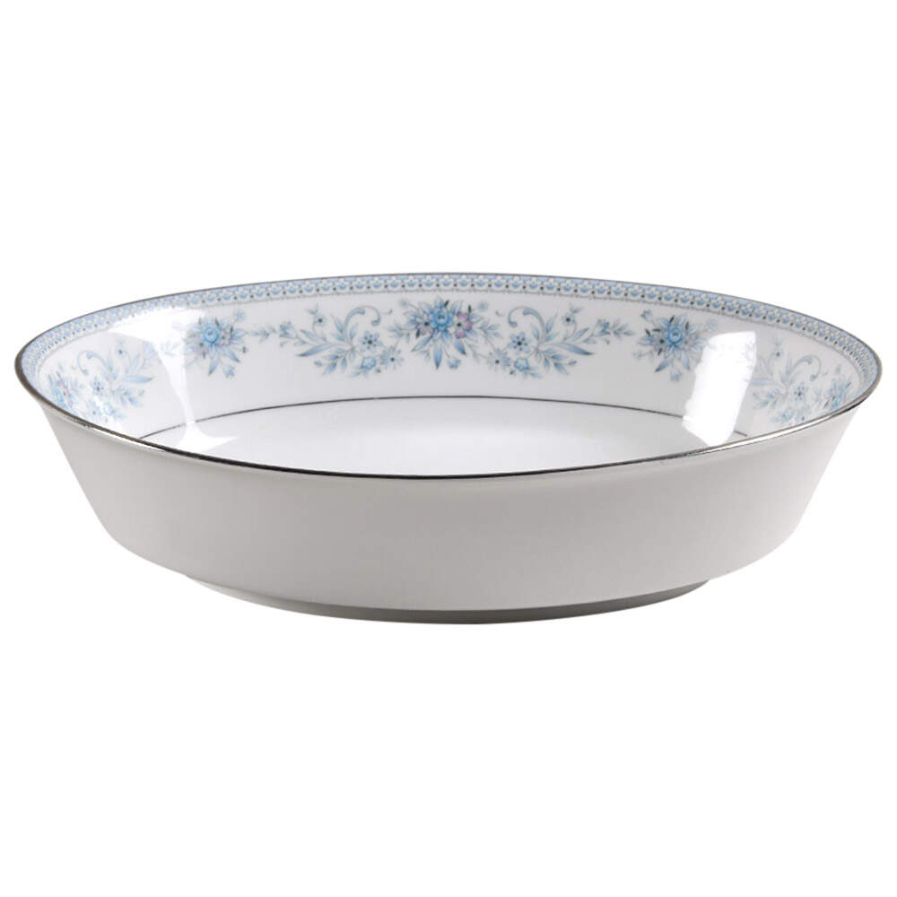 Blue Hill 9" Oval Vegetable Bowl by Noritake-1