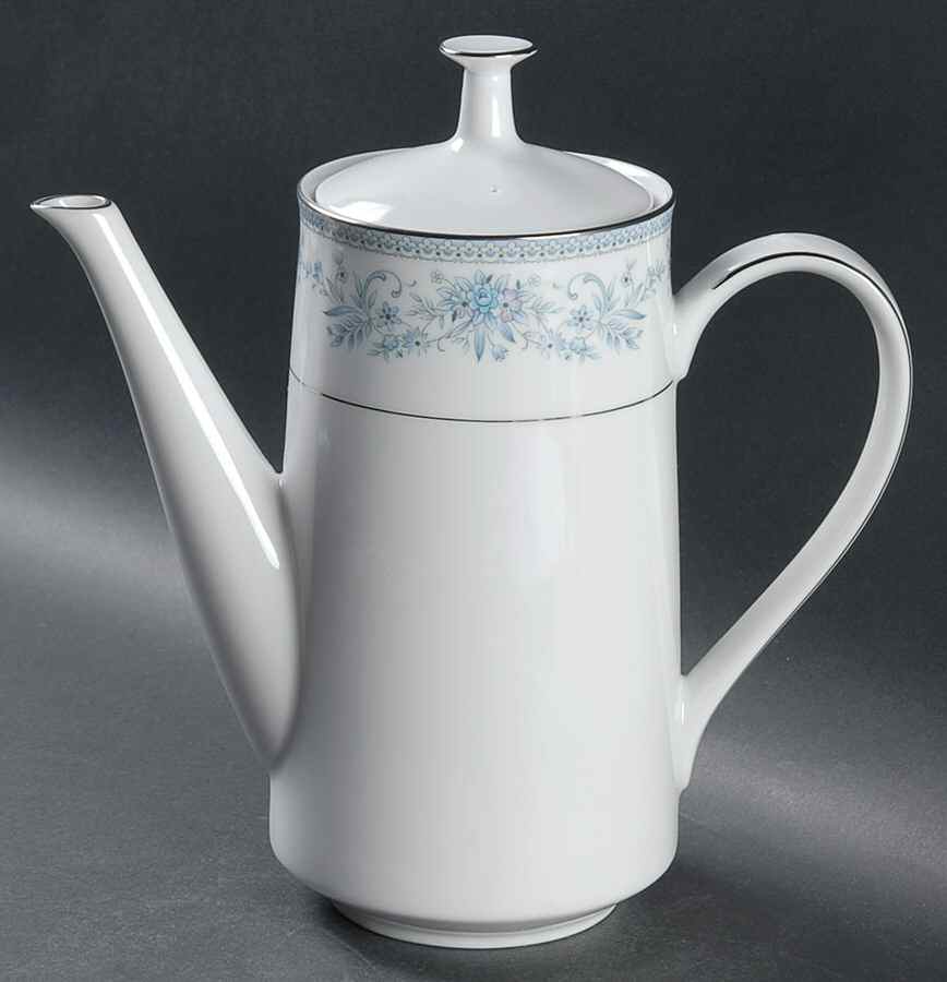 Blue Hill Coffee Pot & Lid by Noritake-1