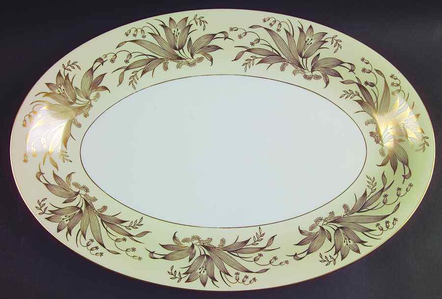 Bliss 16" Oval Serving Platter by Noritake-1