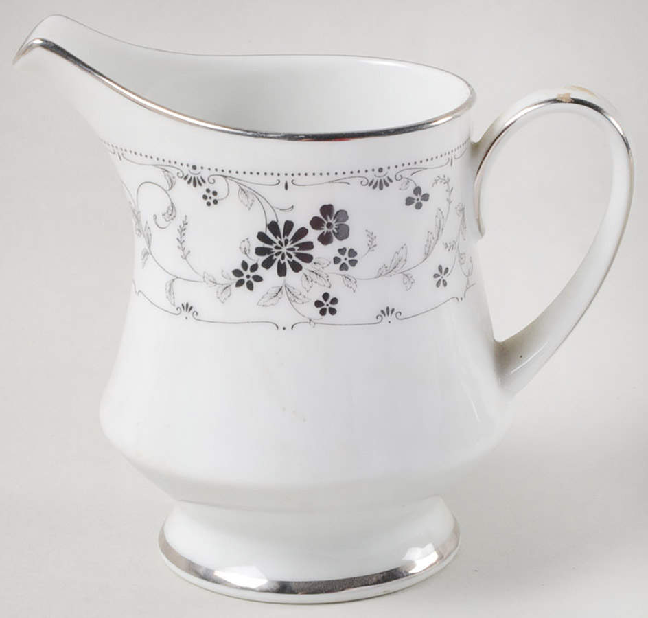 Black Lace Creamer by Noritake-1