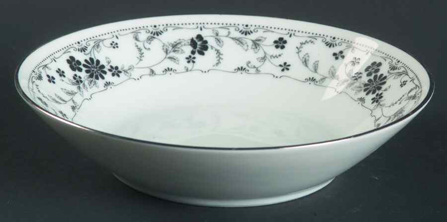Black Lace Fruit/Dessert (Sauce) Bowl by Noritake-1