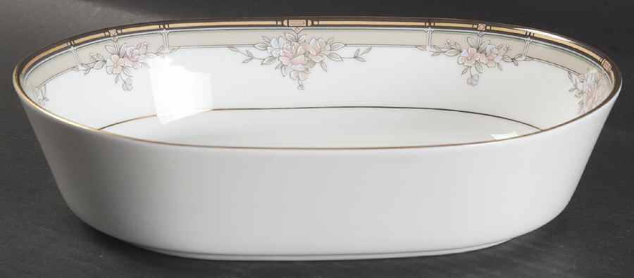 Blossom Mist 9" Oval Vegetable Bowl by Noritake-1