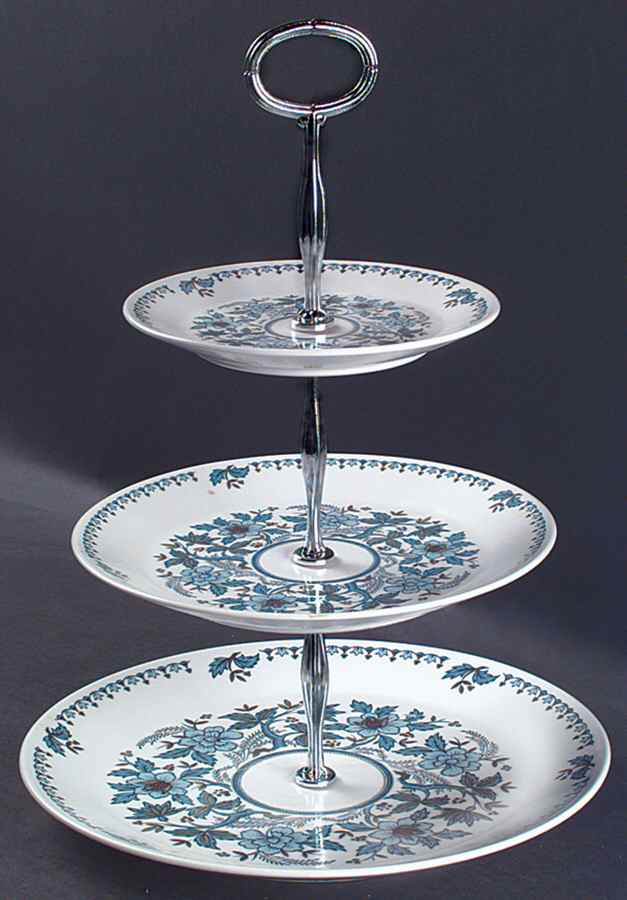 Blue Moon 13 7/8"-14 1/4" 3-Tiered Serving Tray(DP,SP,BB) HC by Noritake-1