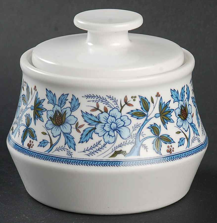 Blue Moon Sugar Bowl & Lid by Noritake-1