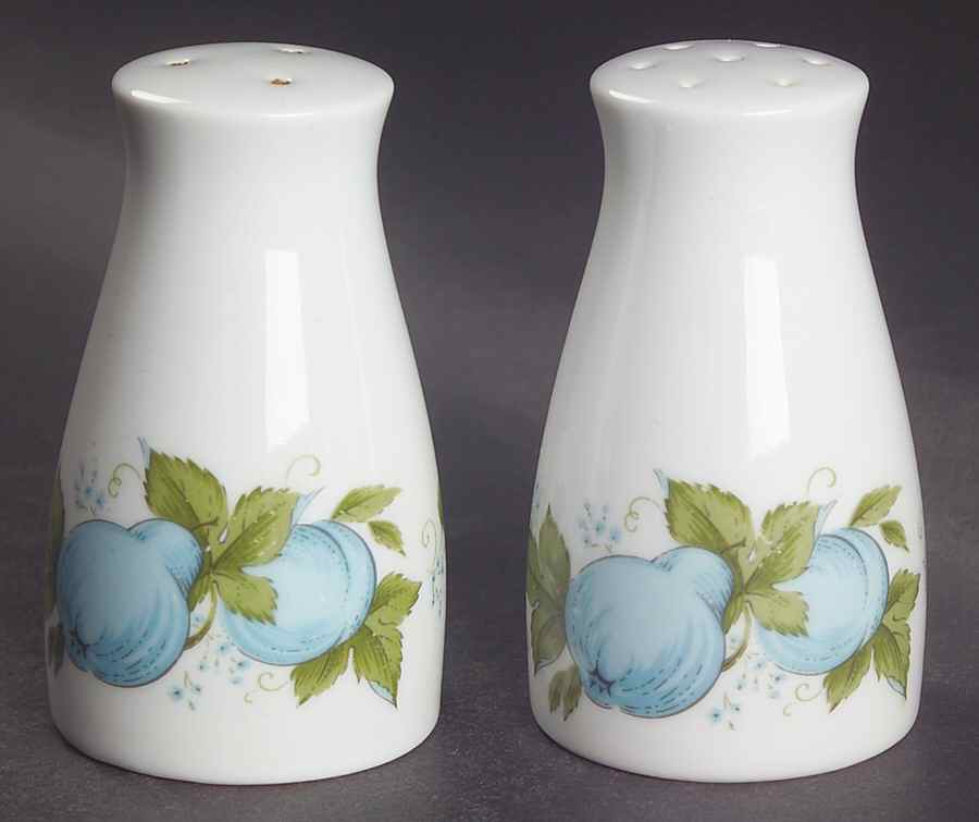 Blue Orchard Salt & Pepper Set by Noritake-1