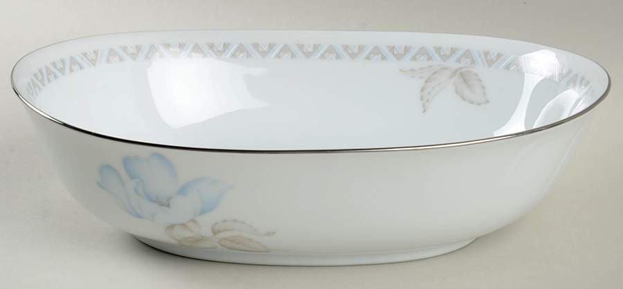 Blue Orient 9" Oval Vegetable Bowl by Noritake-1