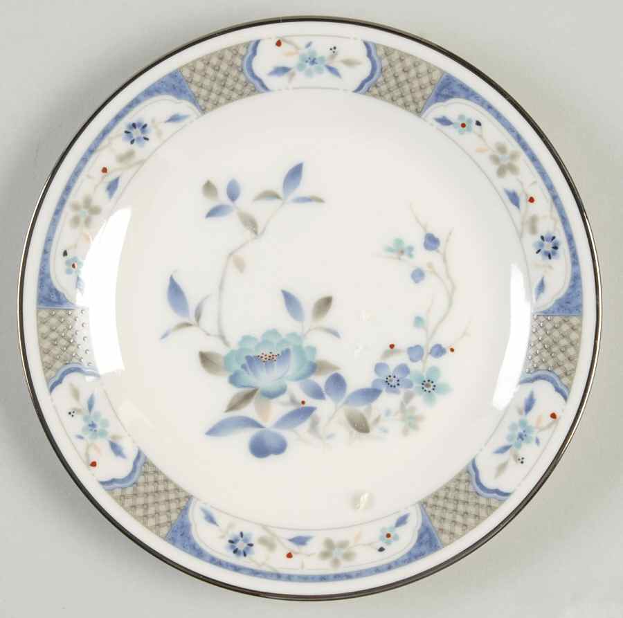 Blue Peony Bread & Butter Plate by Noritake-1