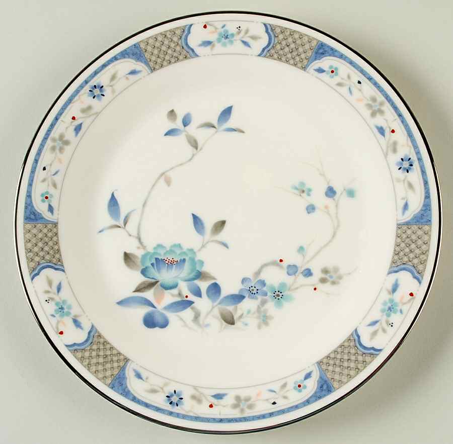 Blue Peony Salad Plate by Noritake-1