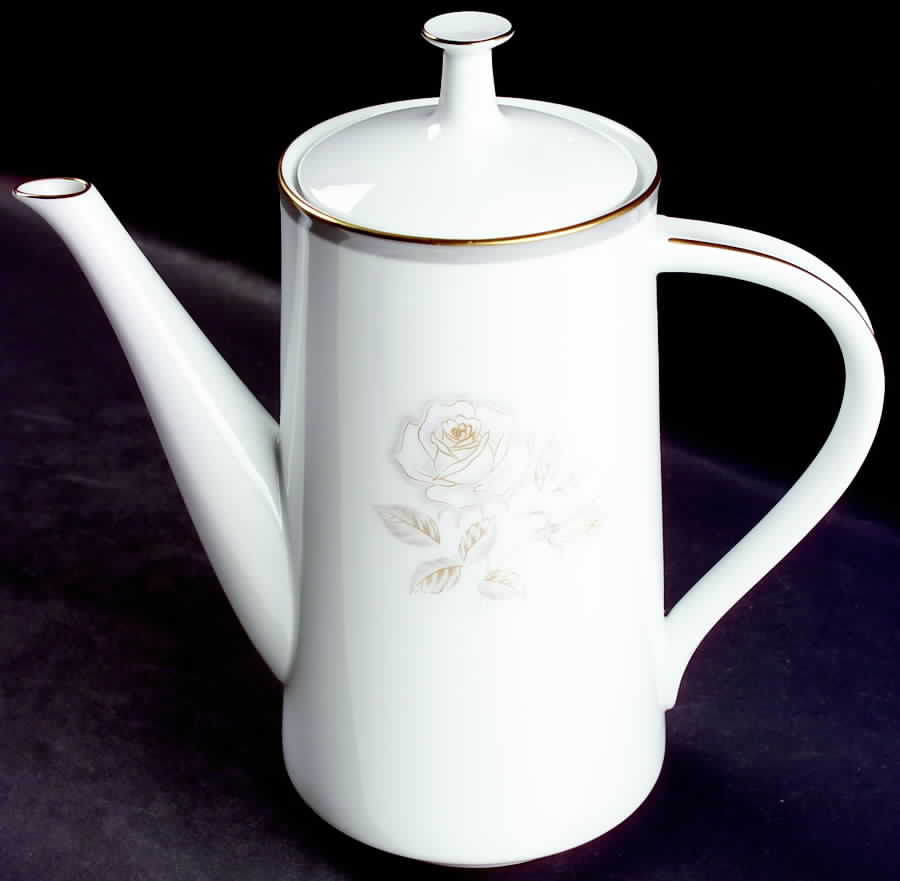 Blair Rose Coffee Pot & Lid by Noritake-1
