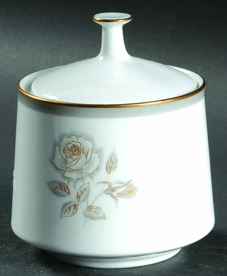 Blair Rose Mini Sugar Bowl & Lid by Noritake-1
