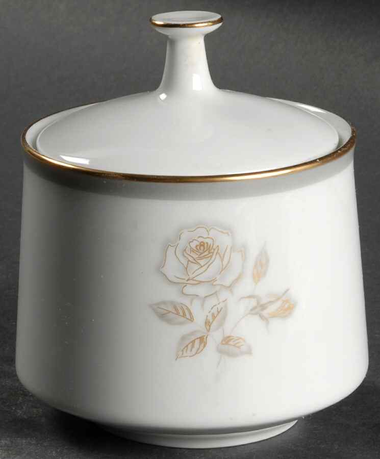 Blair Rose Sugar Bowl & Lid by Noritake-1