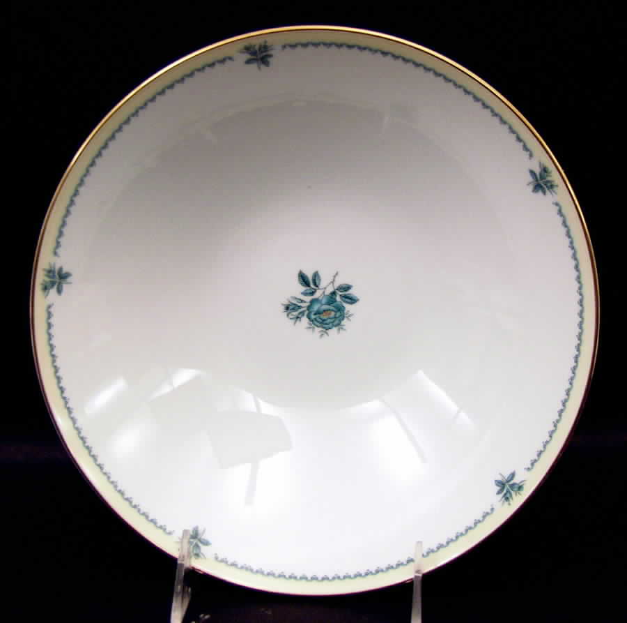 Blue Rose 8" Round Vegetable Bowl by Noritake-1
