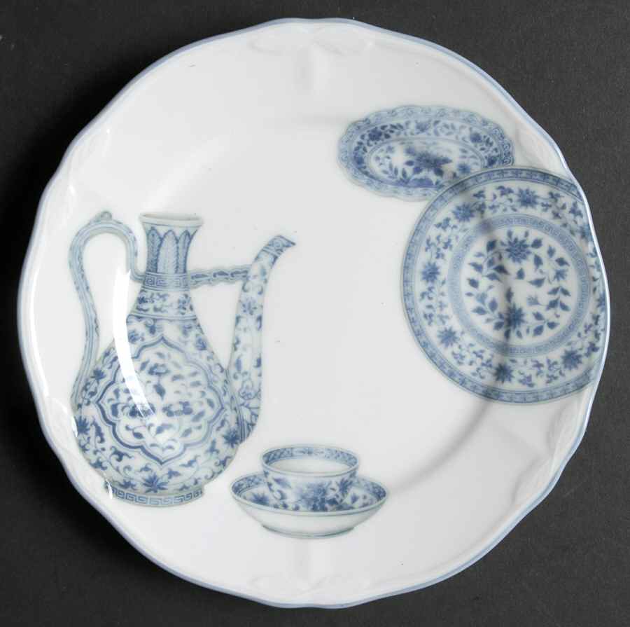 Blue Treasures Bread & Butter Plate by Noritake-1