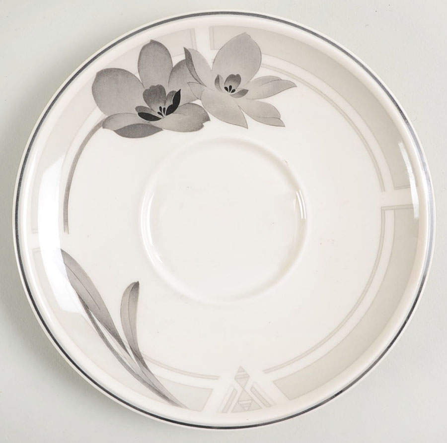 Black Tango Saucer by Noritake-1