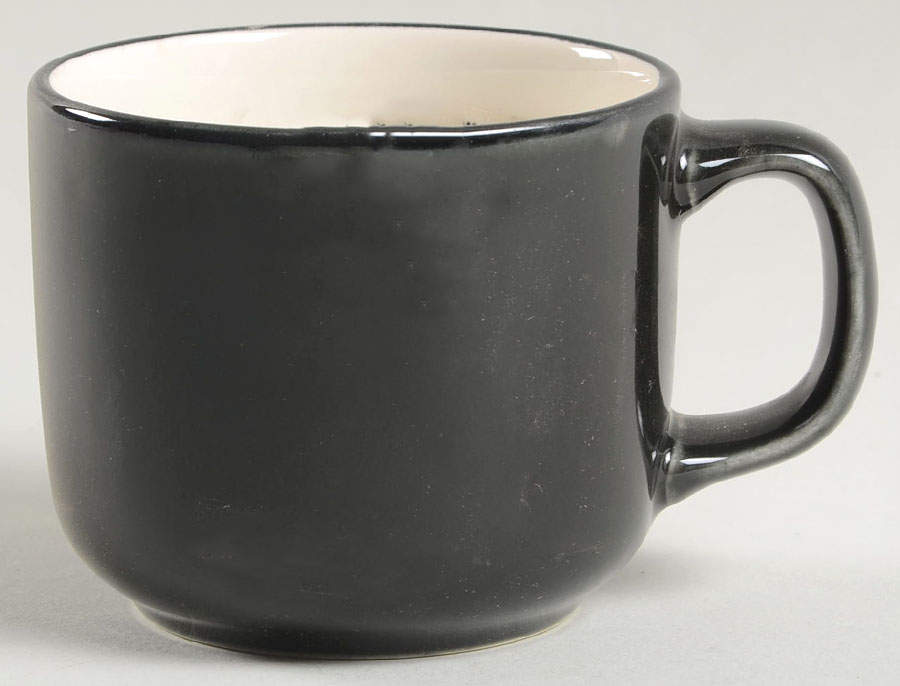 Black Tango Flat Cup by Noritake-1