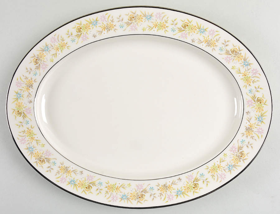 Blossom Time 13" Oval Serving Platter by Noritake-1