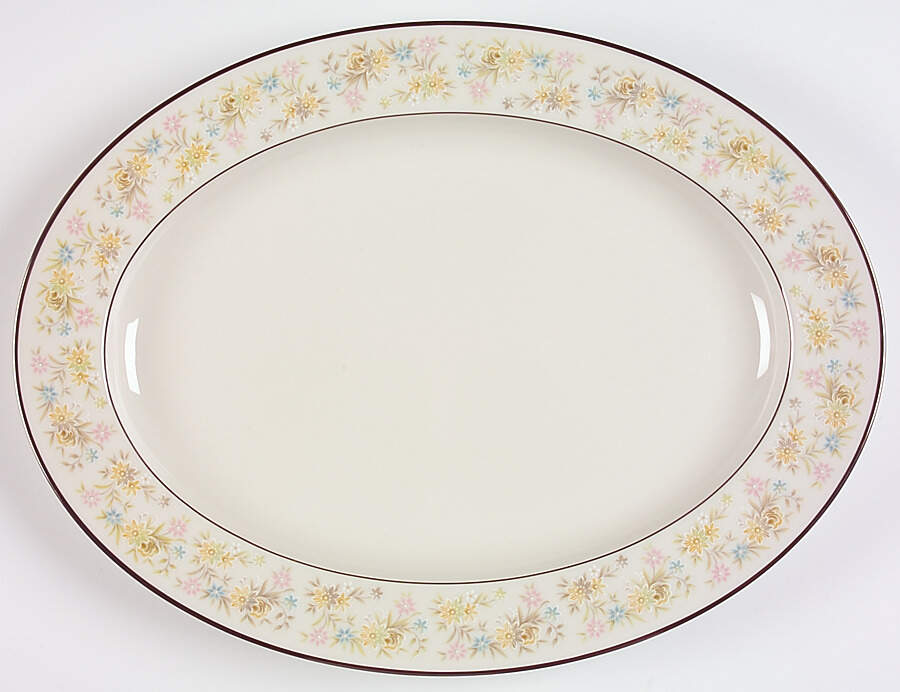 Blossom Time 16" Oval Serving Platter by Noritake-1
