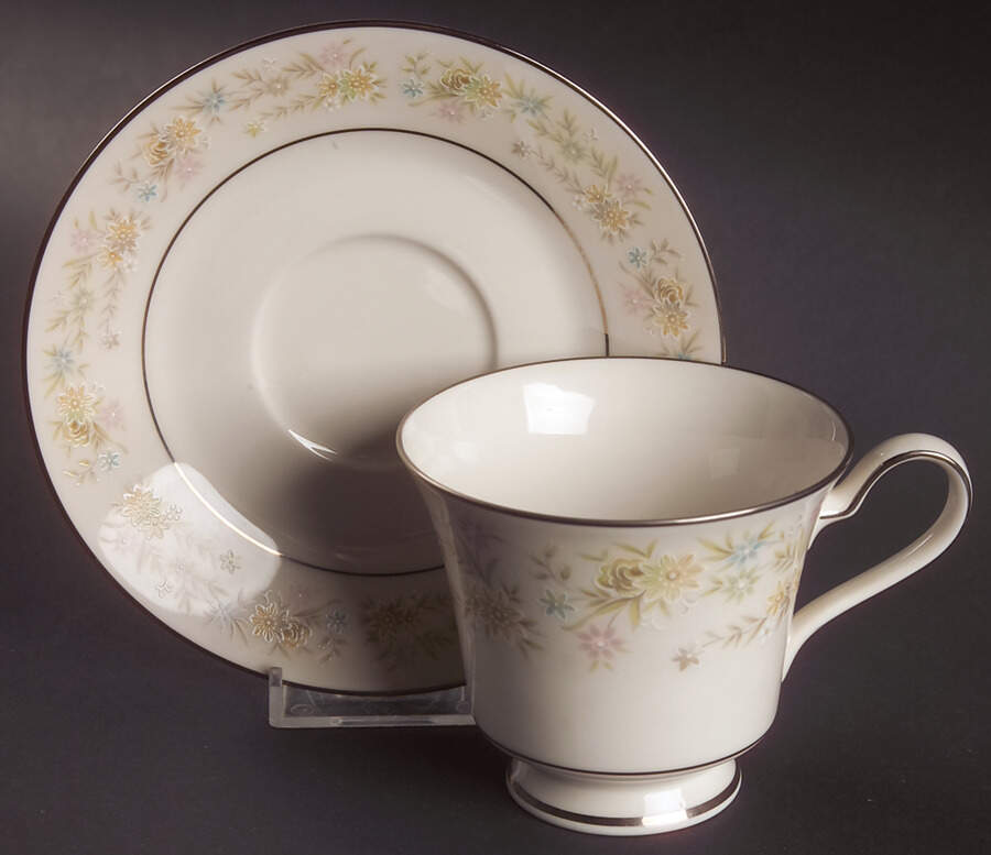 Blossom Time Footed Cup & Saucer Set by Noritake-1