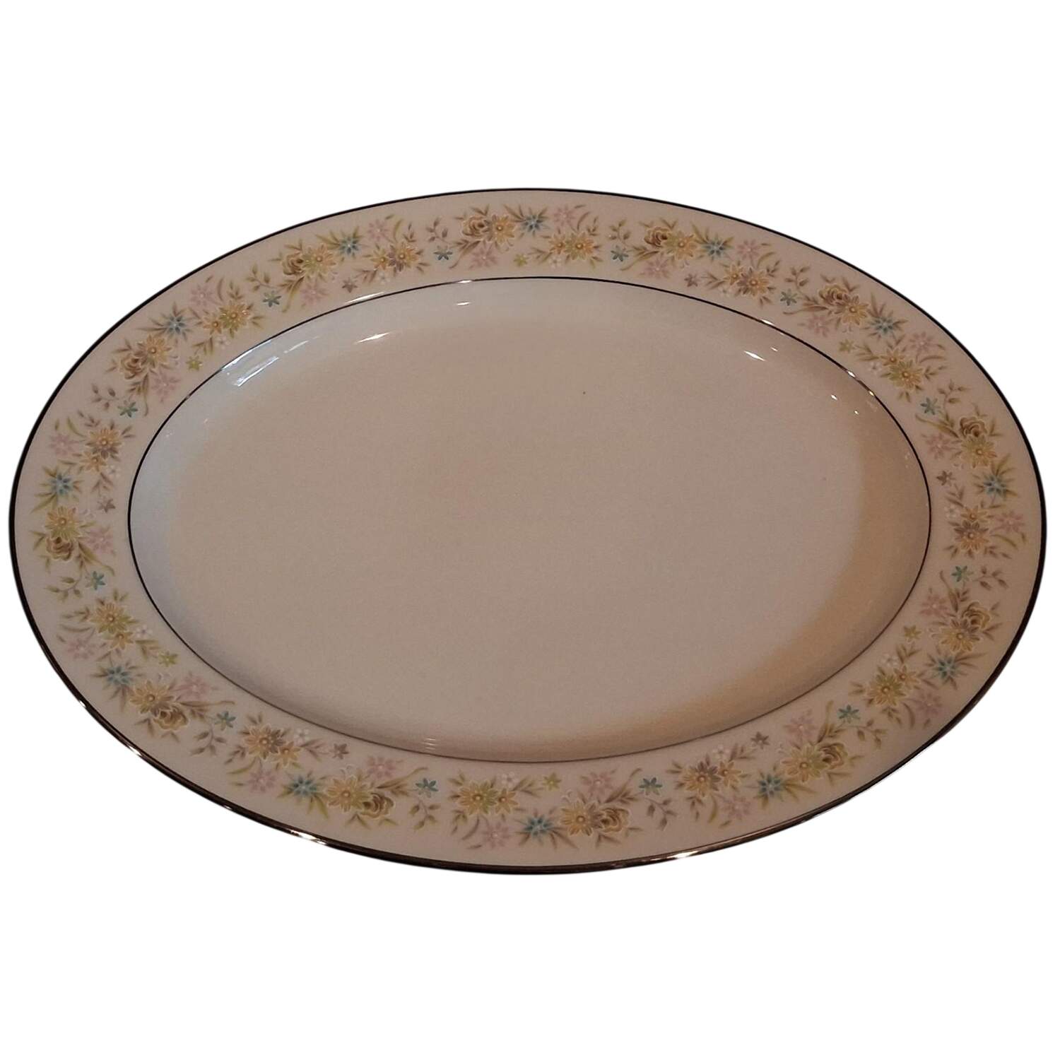 Blossom Time 12" Oval Serving Platter by Noritake-1