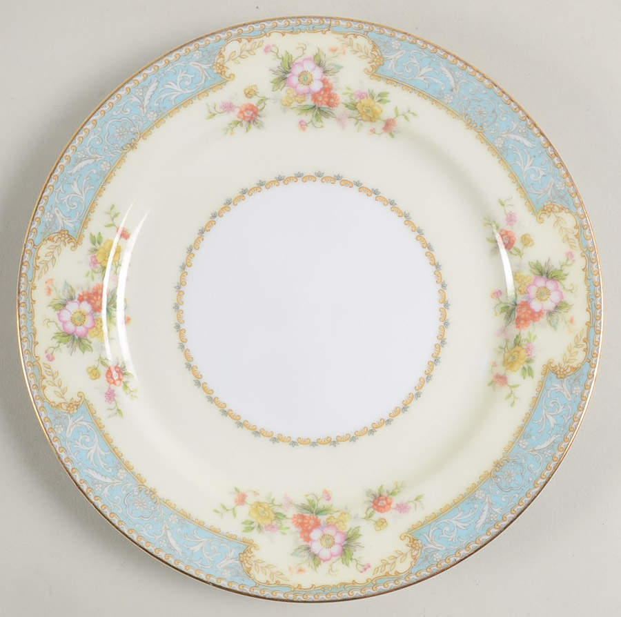 Bluedawn (#622, Rim) Salad Plate by Noritake-1