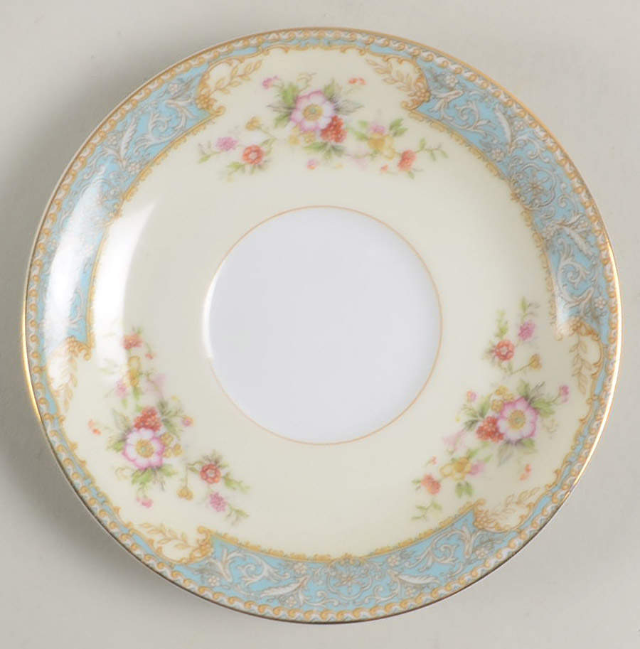 Bluedawn (#622, Rim) Saucer for Footed Cup by Noritake-1