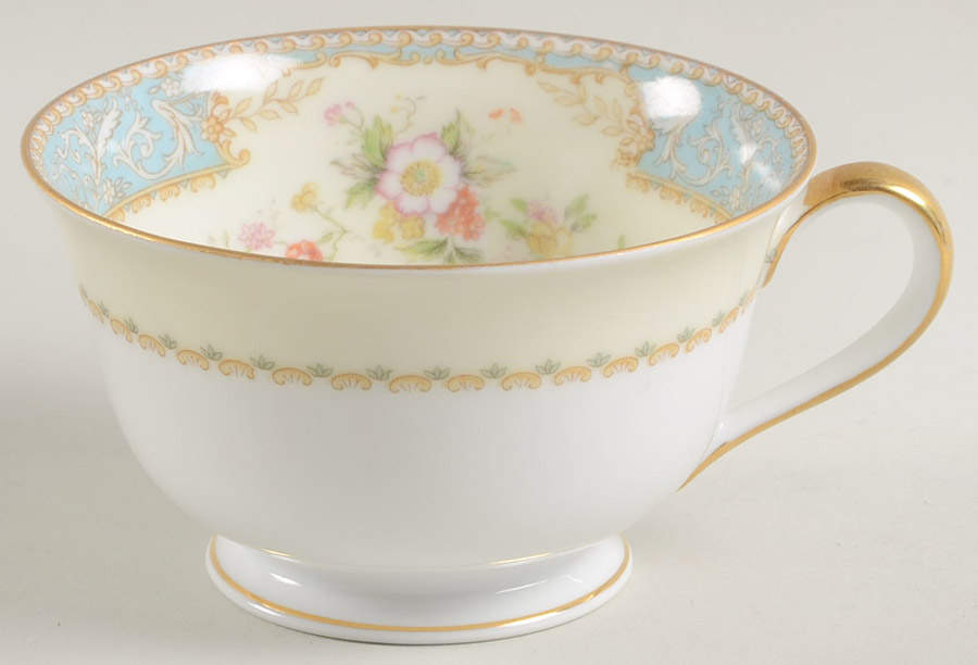 Bluedawn (#622, Rim) Footed Cup by Noritake-1