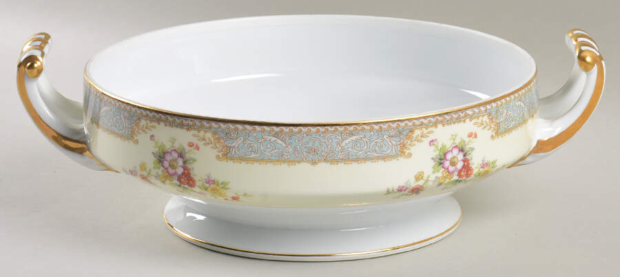 Bluedawn (#622, Rim) Round Vegetable No Lid by Noritake-1