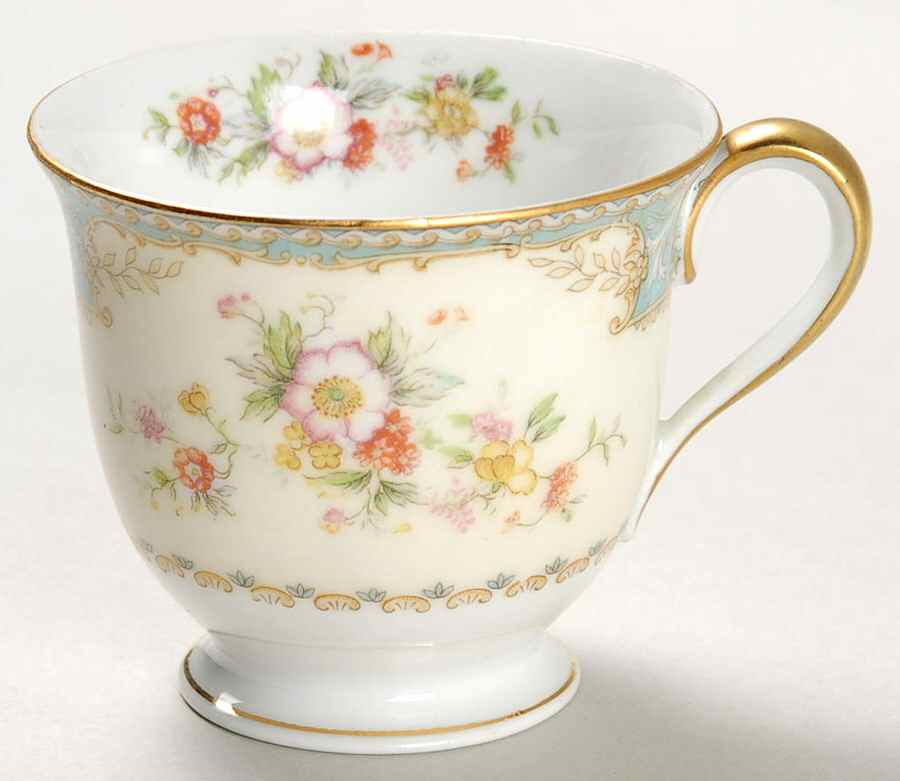 Bluedawn (#622, Rim) Footed Demitasse Cup by Noritake-1