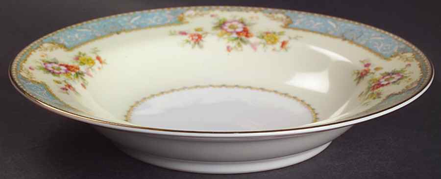 Bluedawn (#622, Rim) Rim Soup Bowl by Noritake-1