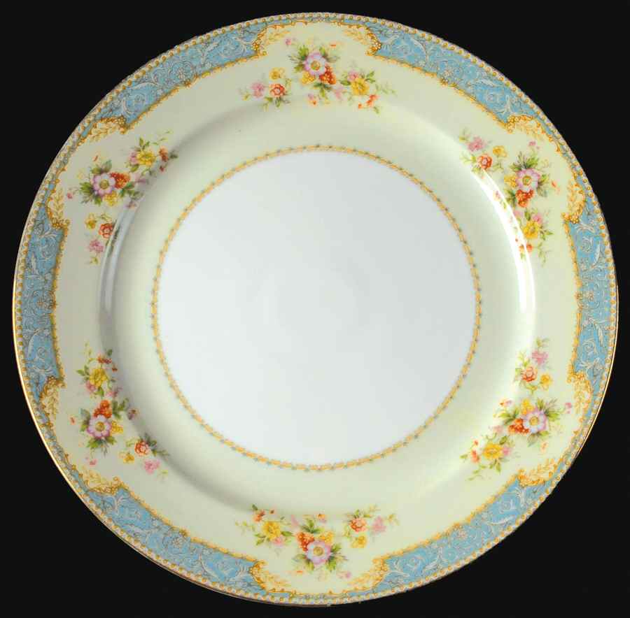 Bluedawn (#622, Rim) 12" Chop Plate (Round Platter) by Noritake-1