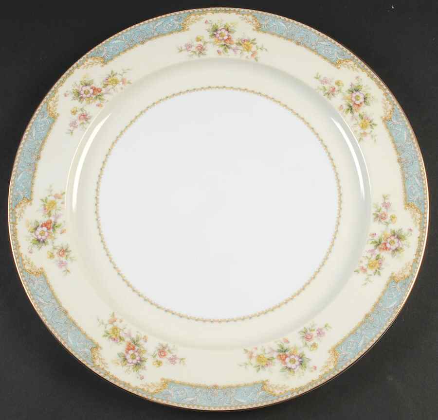 Bluedawn (#622, Rim) 14" Chop Plate (Round Platter) by Noritake-1