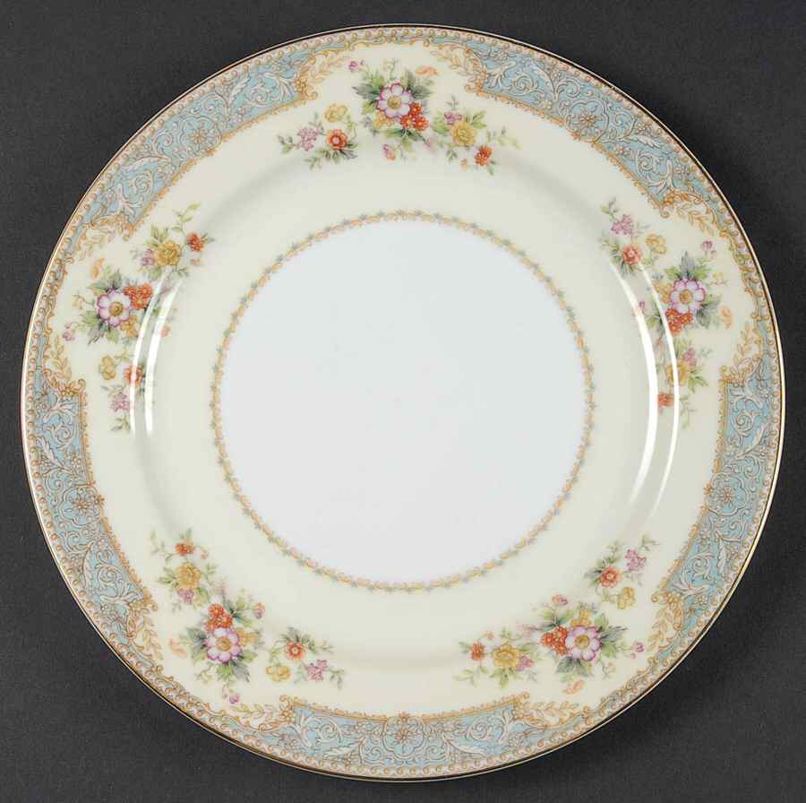 Bluedawn (#622, Rim) Dinner Plate by Noritake-1