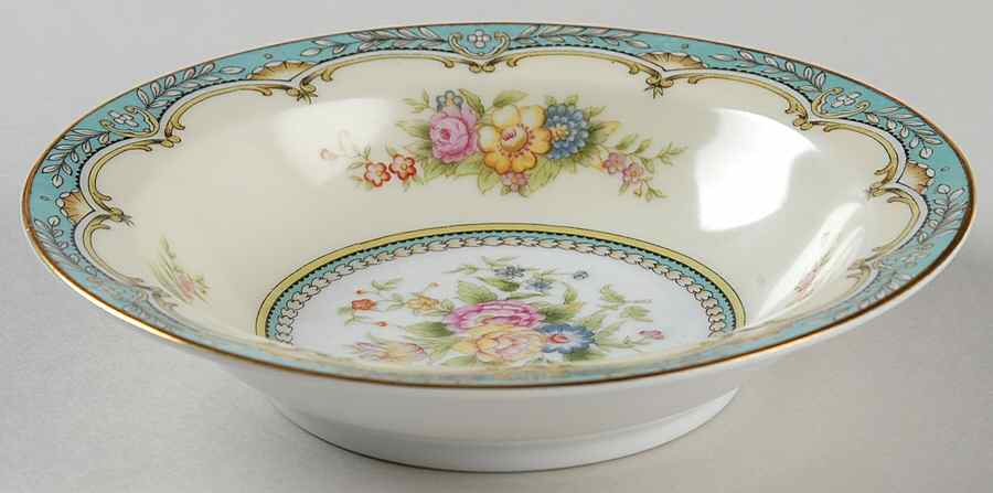 Bluaster Rim Fruit/Dessert (Sauce) Bowl by Noritake-1