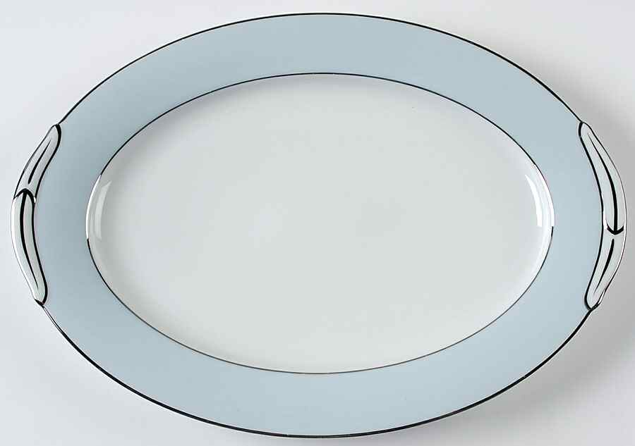 Bluedale 13" Oval Serving Platter by Noritake-1