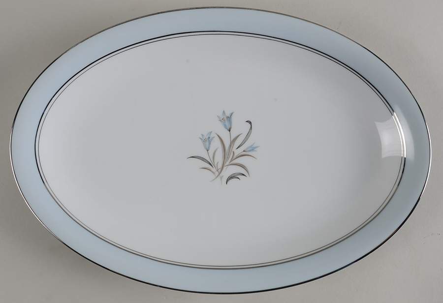 Bluebell 13" Oval Serving Platter by Noritake-1