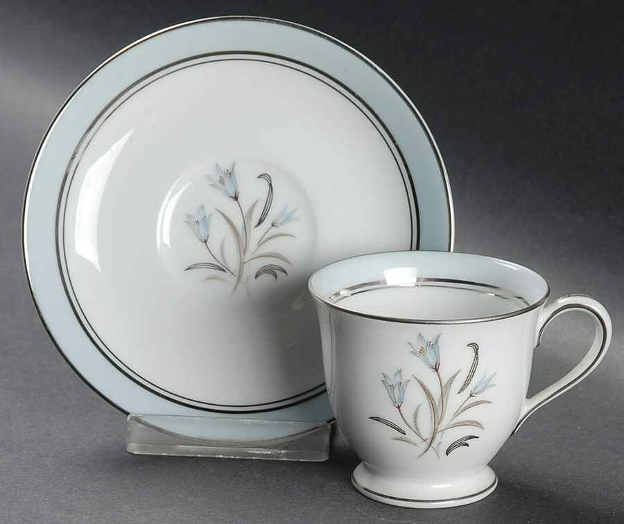 Bluebell Footed Demitasse Cup & Saucer Set by Noritake-1