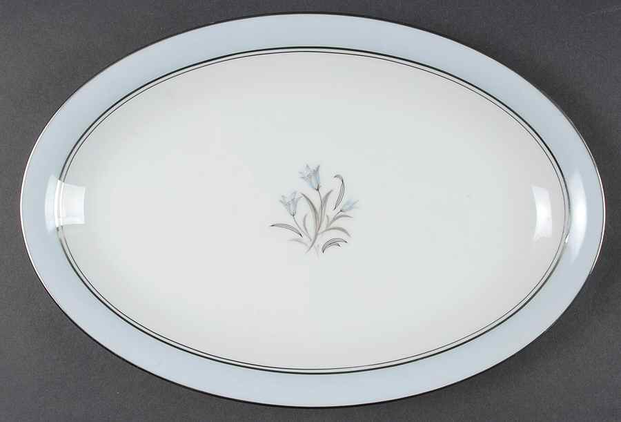 Bluebell 12" Oval Serving Platter by Noritake-1