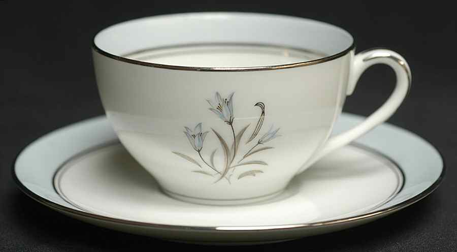 Bluebell Flat Cup & Saucer Set by Noritake-1