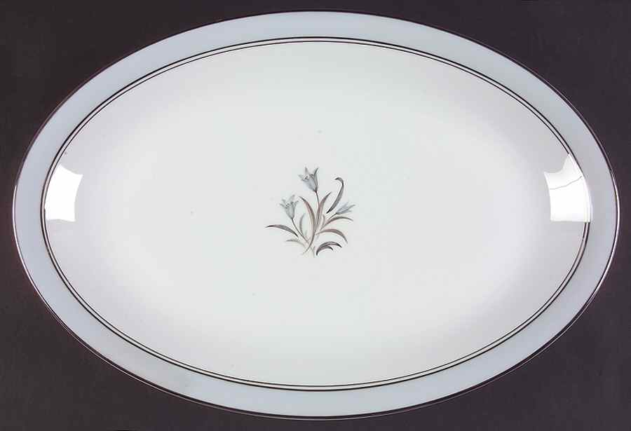 Bluebell 16" Oval Serving Platter by Noritake-1