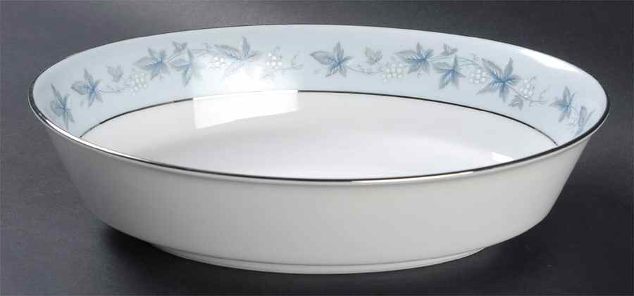 Bluecourt 9" Oval Vegetable Bowl by Noritake-1