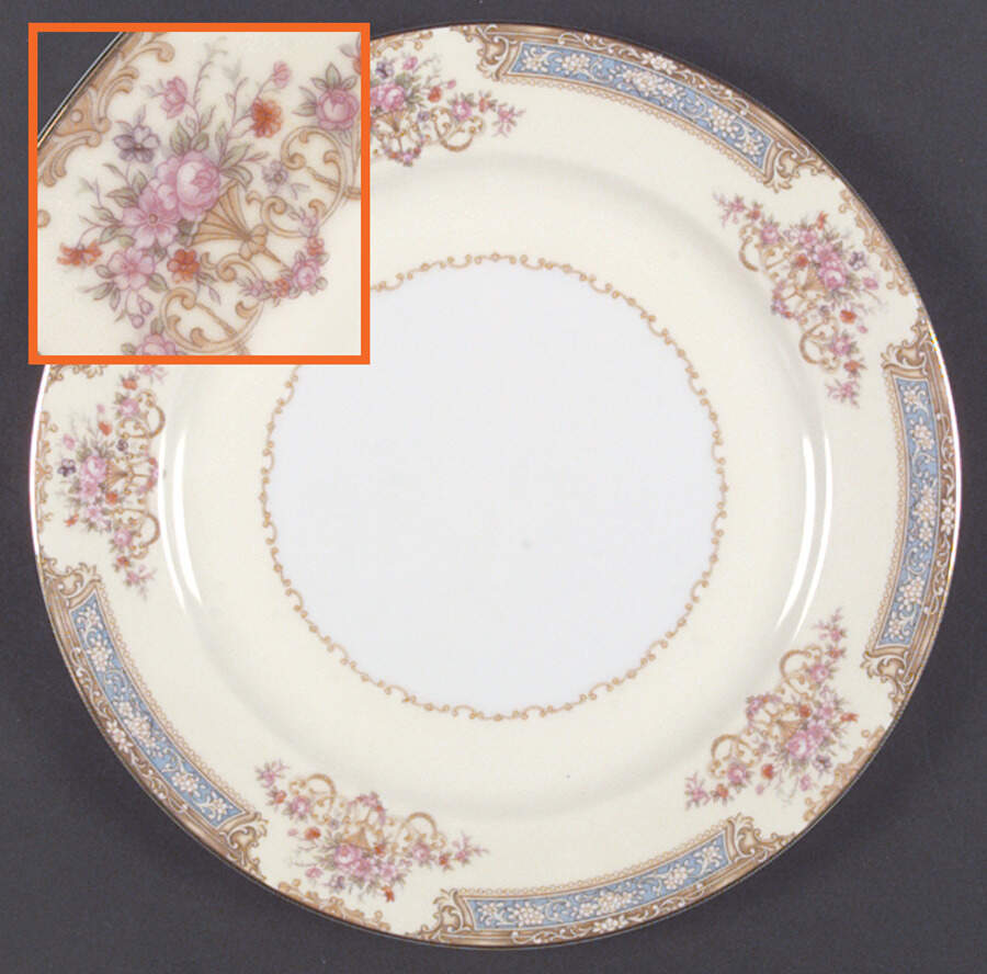 Bluelace Dinner Plate by Noritake-1