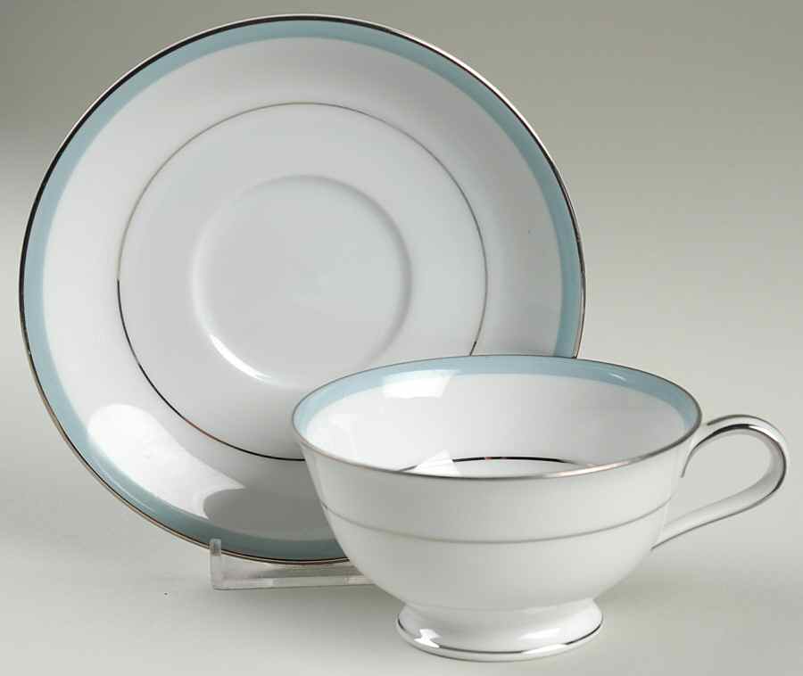 Bluemere Footed Cup & Saucer Set by Noritake-1