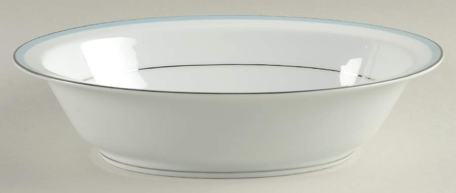 Bluemere 10" Oval Vegetable Bowl by Noritake-1