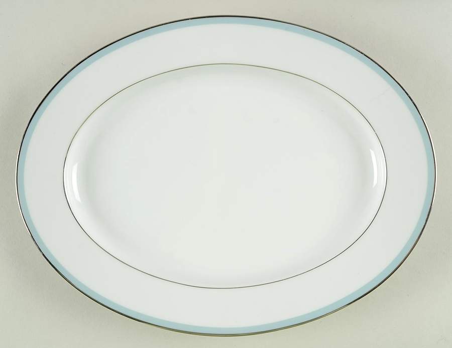 Bluemere 11" Oval Serving Platter by Noritake-1