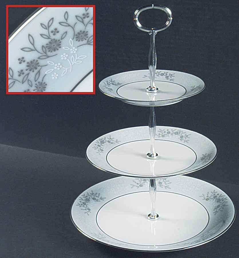 Blueridge 13 7/8"-14 1/4" 3-Tiered Serving Tray(DP,SP,BB) HC by Noritake-1