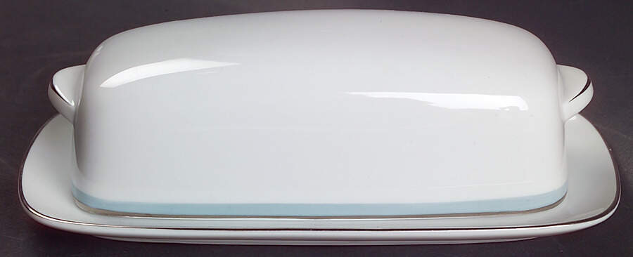 Bluetone 1/4 Lb Covered Butter by Noritake-1