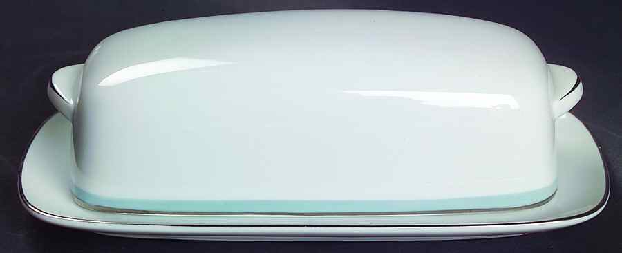 Bluetone 1/4 Lb Covered Butter by Noritake-1