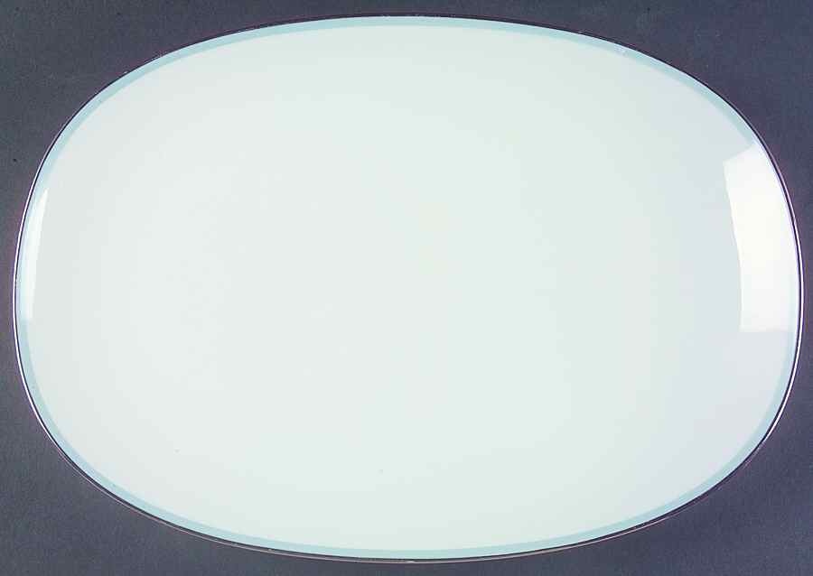 Bluetone 15" Oval Serving Platter by Noritake-1