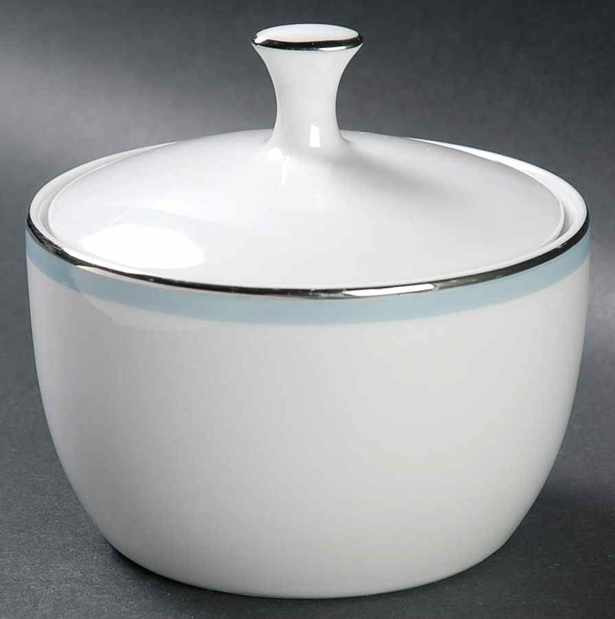 Bluetone Sugar Bowl & Lid by Noritake-1