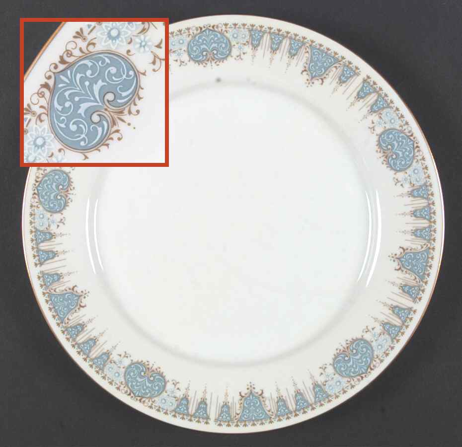 Bluetide Dinner Plate by Noritake-1